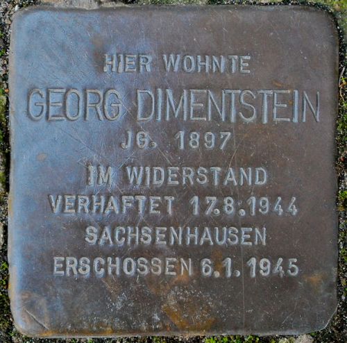 Stolperstein Grellstrae 18 #1