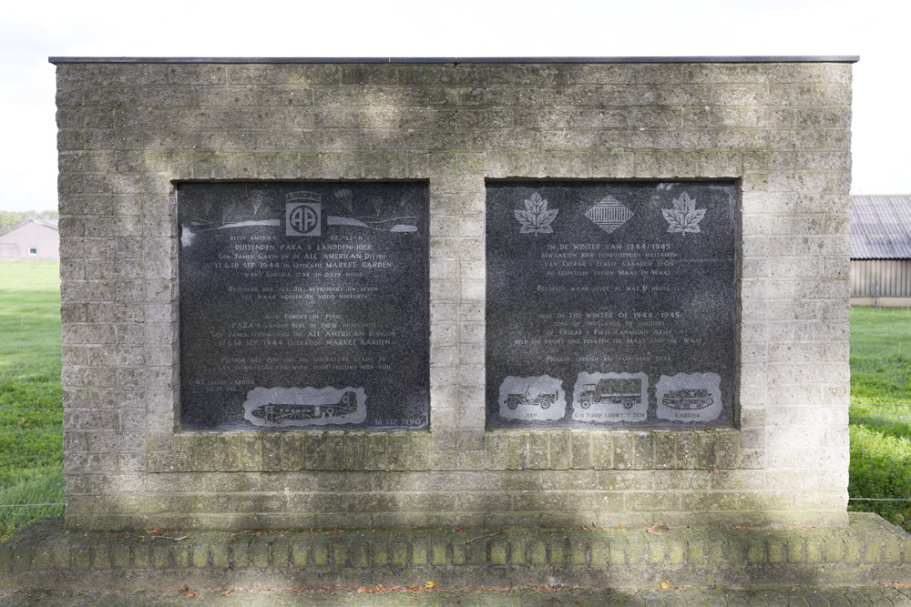 Monument 82nd Airborne Division and the 1st Canadian Army #2