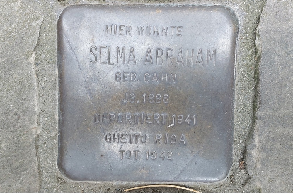 Stolperstein Haldenplatz 1