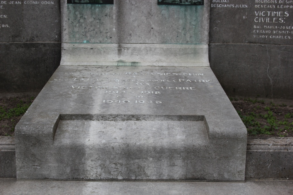 Oorlogsmonument Ramegnies-Chin #2