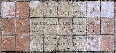 Memorial Willi Sänger
