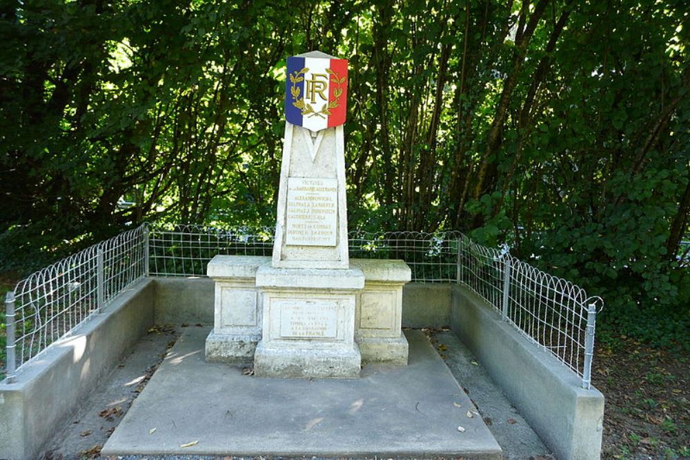 Memorial Killed Resistance Fighters Saint-Laurent-sur-Manoire #1