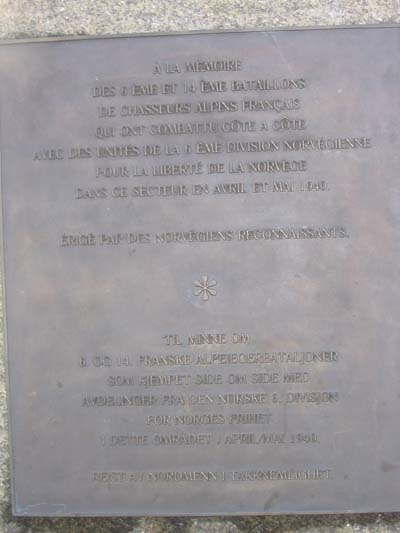 Monument Chasseurs Alpins Øse #2