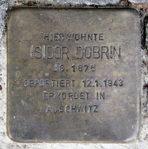 Stolpersteine Koenigsallee 34 #1