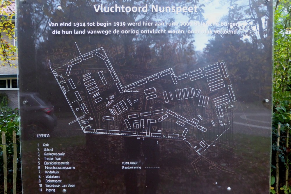 Information Sign & Location Refugee Camp Nunspeet #2