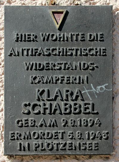 Gedenkteken Klara Schabbel #1