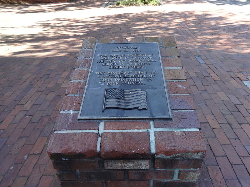 Monument Golfoorlog Gainesville