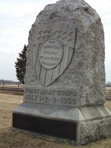 Monument 16th Vermont Volunteer Infantry Regiment