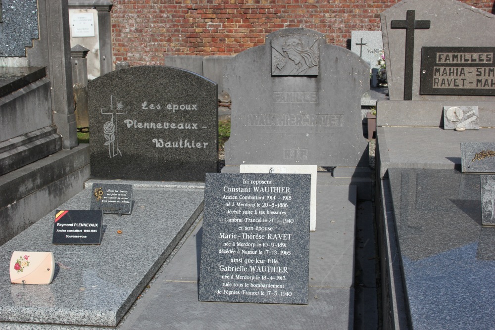 Belgische Oorlogsgraven Merdorp	 #1