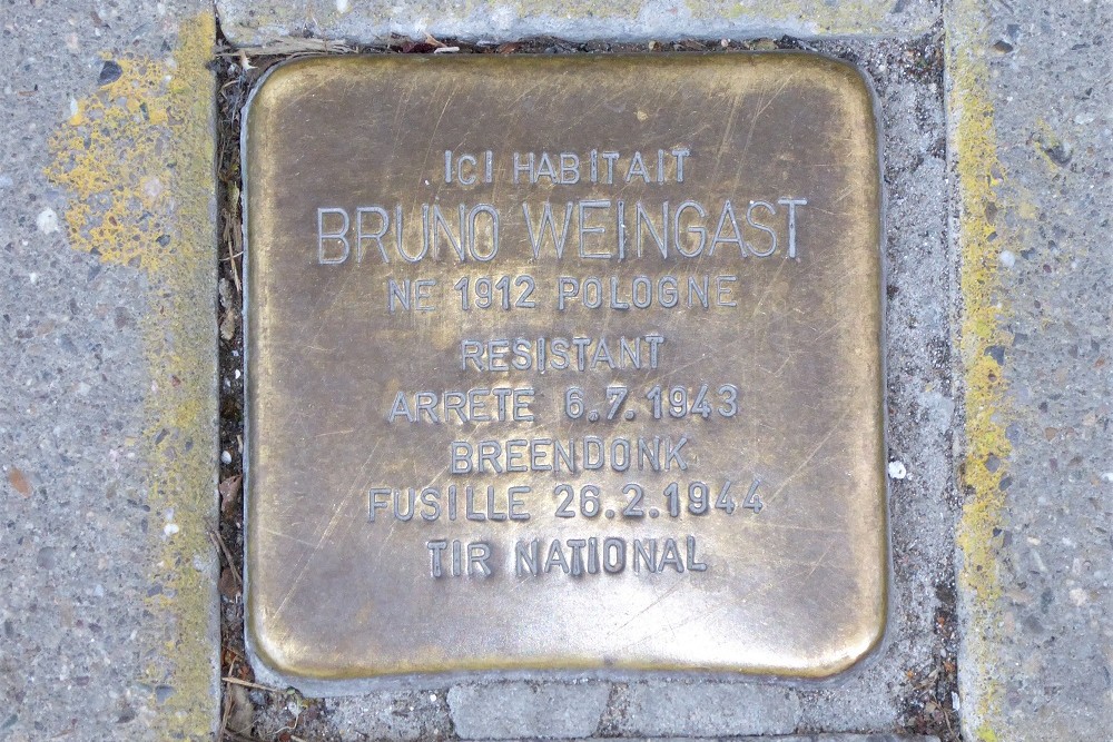 Stumbling Stone Rue Goffart 72 #1
