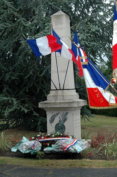 Oorlogsmonument Le Coudray-Montceaux