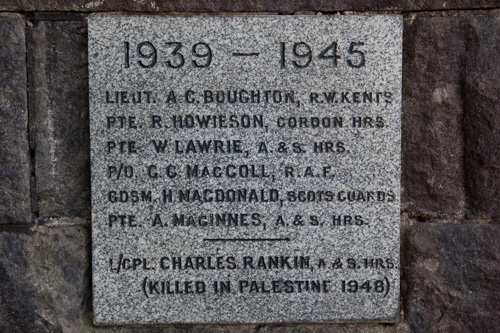 Oorlogsmonument Ballachulish #3