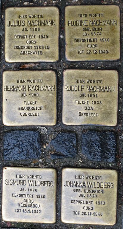 Stolpersteine Sophienstrae 20