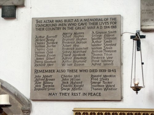 War Memorial Stankirk