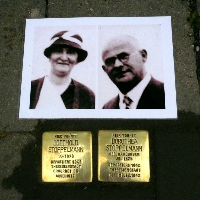 Stolpersteine Lessingstrae 6 #1