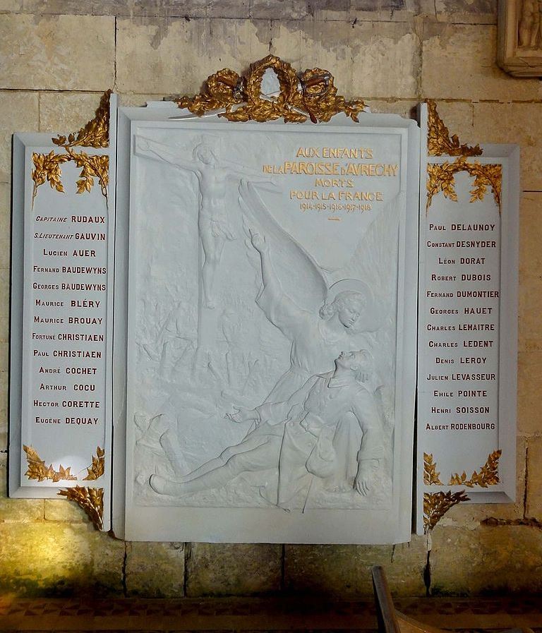 Monument Eerste Wereldoorlog glise Saint-Lucien #1