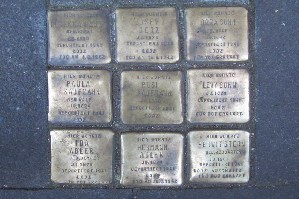 Stolpersteine Brsseler Strae 4 #1