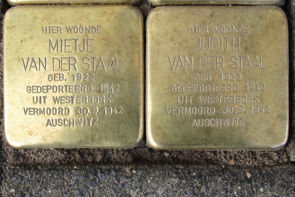 Stolpersteine Burgemeester Hofmanplein 61A / 61B #5