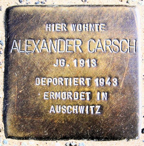 Stolperstein Georg-Wilhelm-Strae 5