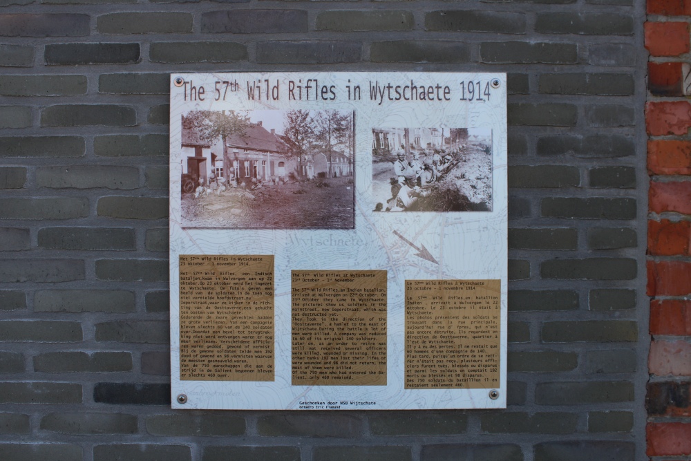 Gedenkteken 57th Wild Rifles Wijtschate #3