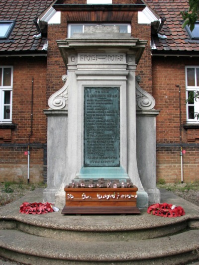 Oorlogsmonument Melton Constable #1