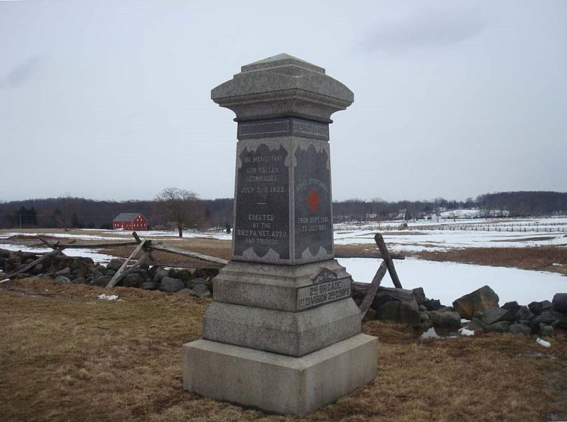 Monument 99th Pennsylvania Infantry #1