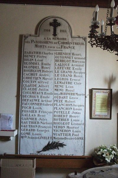 War Memorial Cormontreuil