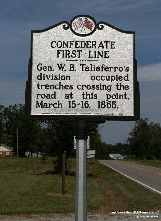 Marker Confederate First Line #1