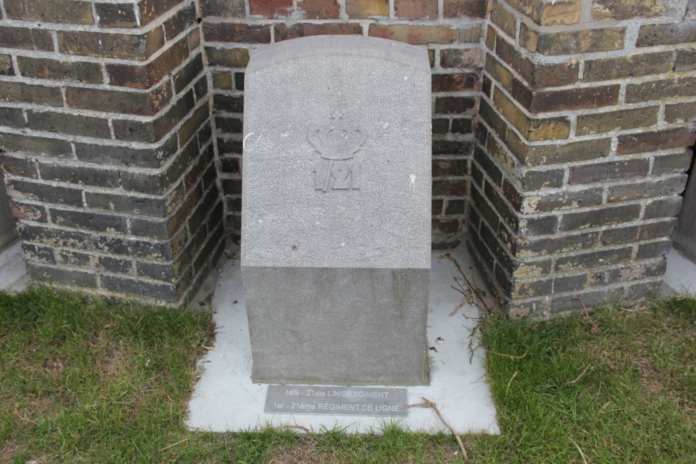 Memorial Stones Belgian Regiments Stuivekenskerke #4