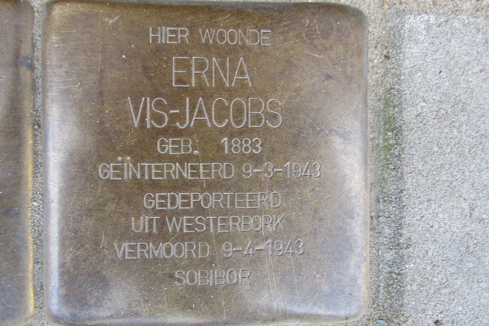 Stolpersteine Roerstraat 15 #3