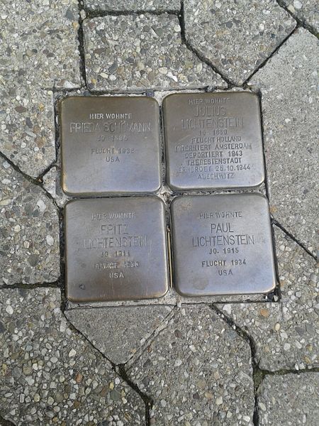 Stolpersteine Bahnhofstraße 18