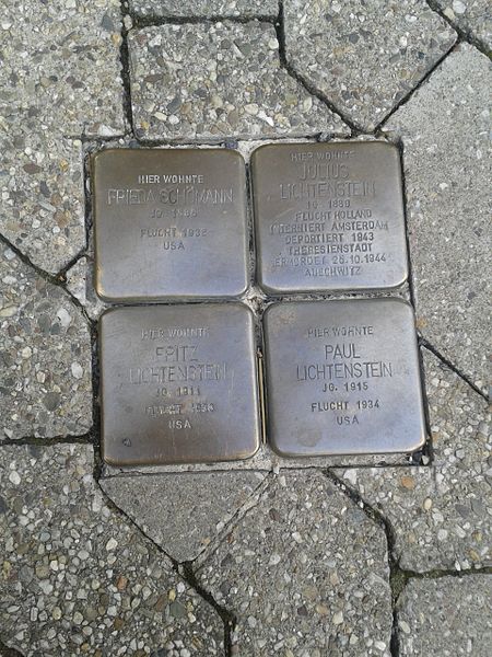 Stolpersteine Bahnhofstrae 18 #1