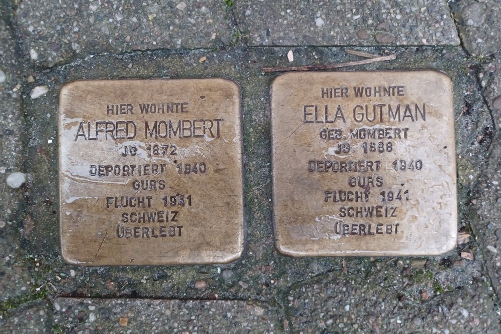 Stolpersteine Klingenteichstraße 6 #1