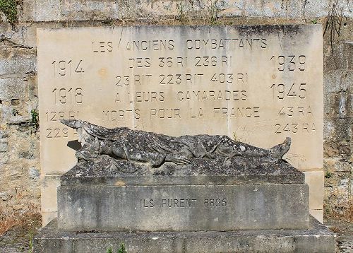 Monument Omgekomen Soldaten Château de Caen