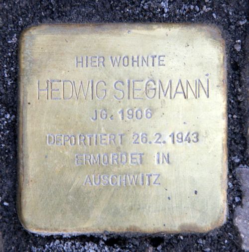 Stolpersteine Schsische Strae 70