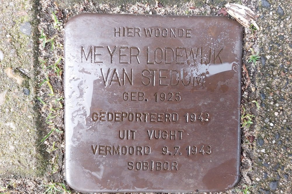 Stolpersteine Burgemeester Meineszlaan 38b