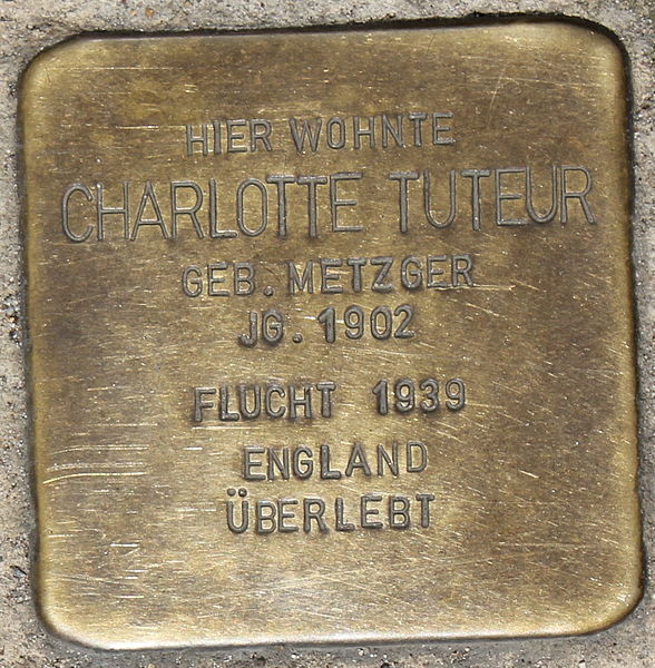 Stolpersteine Alleestraße 10 #2