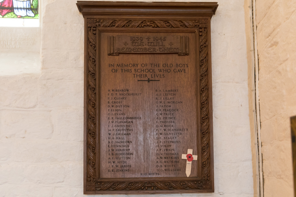 Gedenktekens All Saints Church Hereford #1