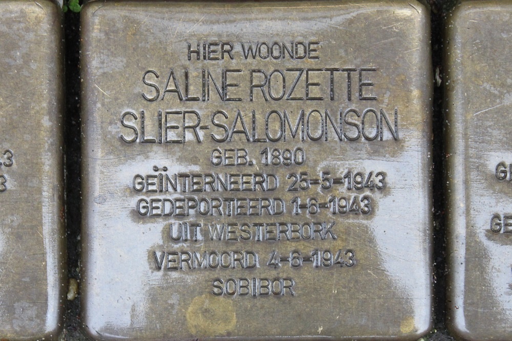 Stolpersteine Vrolikstraat 128 #3
