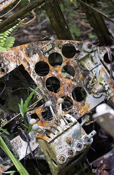 Wreckage Mitsubishi G4M Bomber Yap #2