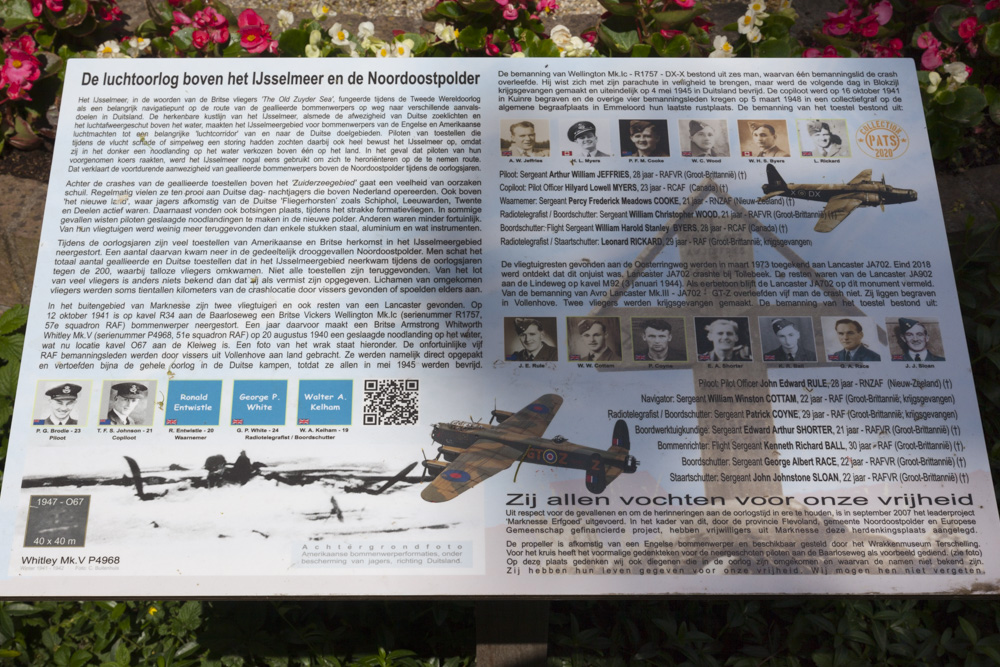 Memorial Crashed Aircrafts Marknesse #3