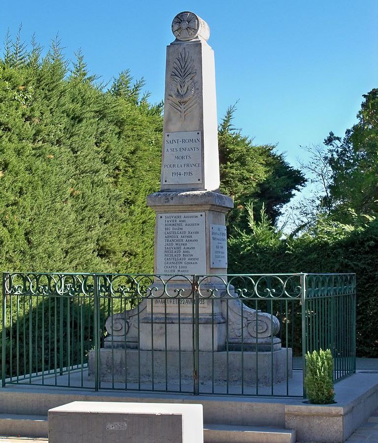 War Memorial Saint-Roman-de-Malegarde