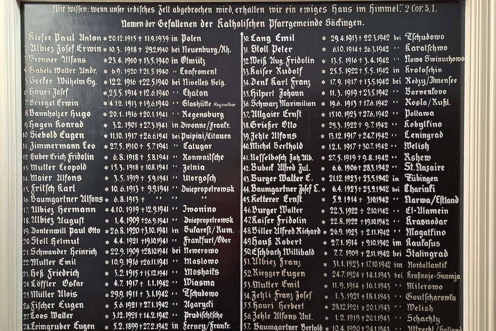Memorial Bad Säckingen #3