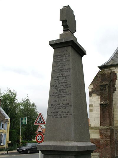 Oorlogsmonument Sains-en-Aminois