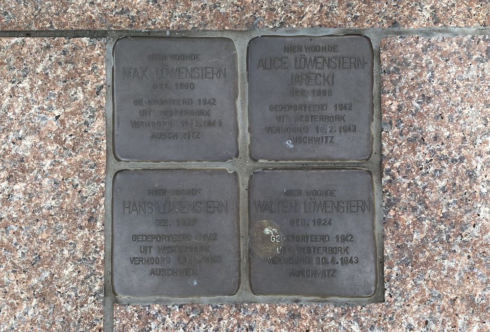 Stolpersteine Prinses Beatrixlaan 512