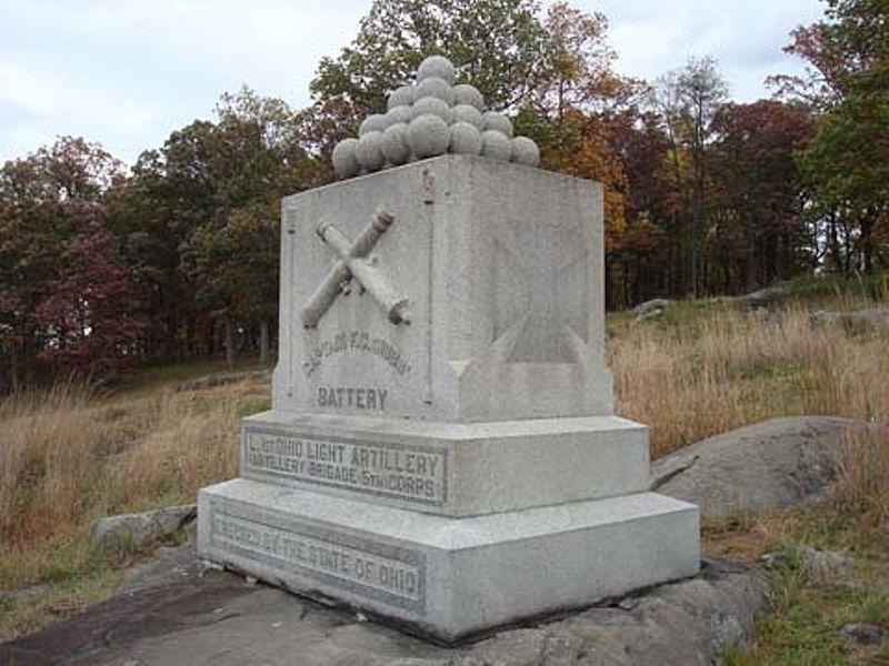 Monument 1st Ohio Light Artillery - Battery L #1
