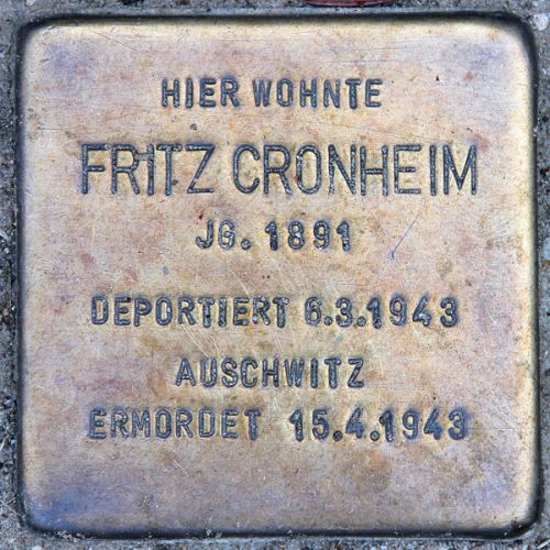 Stolpersteine Waldowallee 37 #1