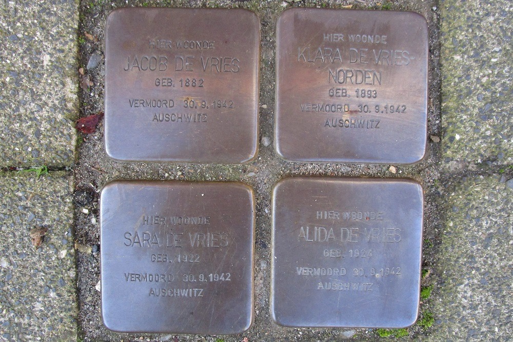 Stolpersteine Huijgenstraat 24 bis