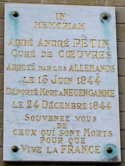 Gedenkteken Abt André Pétin #2
