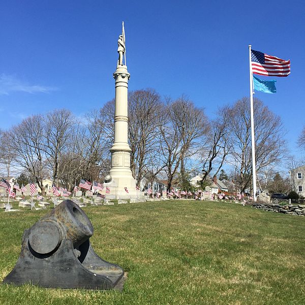 Monument Amerikaanse Burgeroorlog North Burial Ground #1